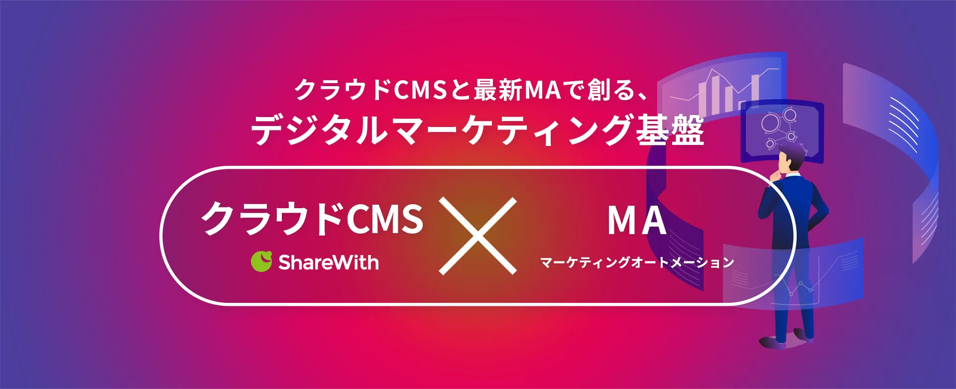 クラウドCMSと最新MAで創る、デジタルマーケティング基盤 クラウドCMS ShareWith × MA マーケティングオートメーション